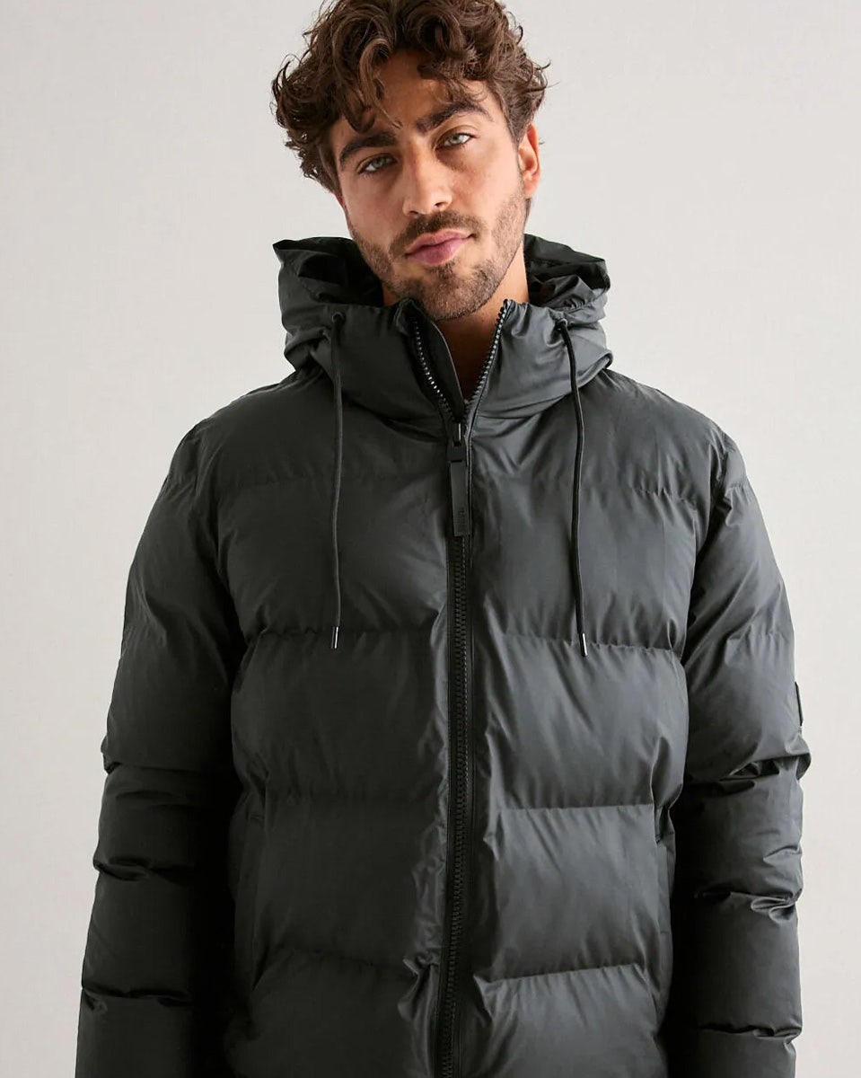 Black Alta Long Puffer Jacket