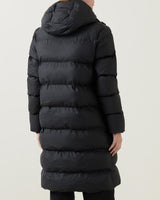 Black Alta Long Puffer Jacket