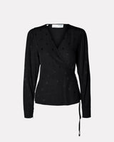 Black-Ludwika-Satin-Wrap-Top