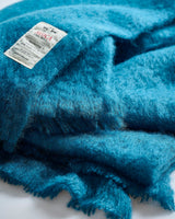 Blue Jade Mohair Throw