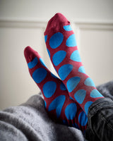 Blue Spot Socks