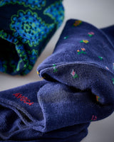 Blue-Tiny-Flower-Socks
