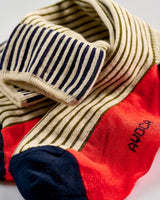 Contrast-Stripes-Ankle-Socks