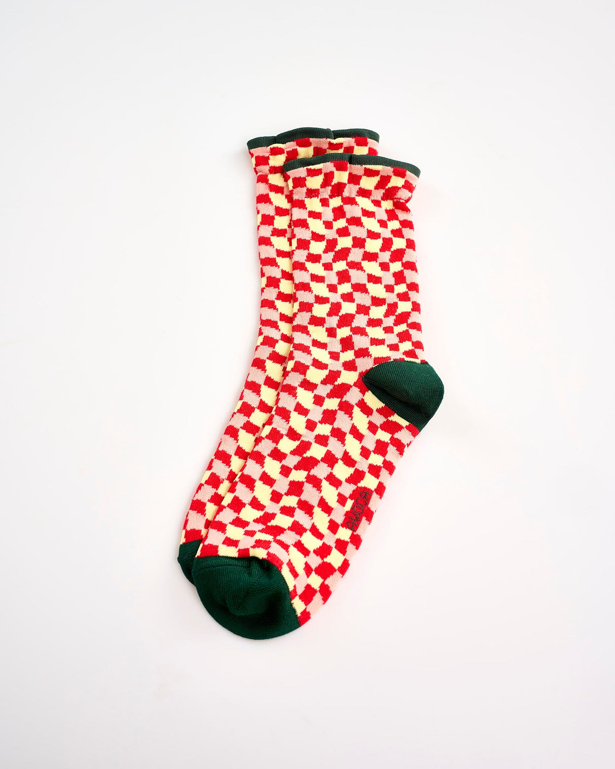Wobbly-Check-Ankle-Socks