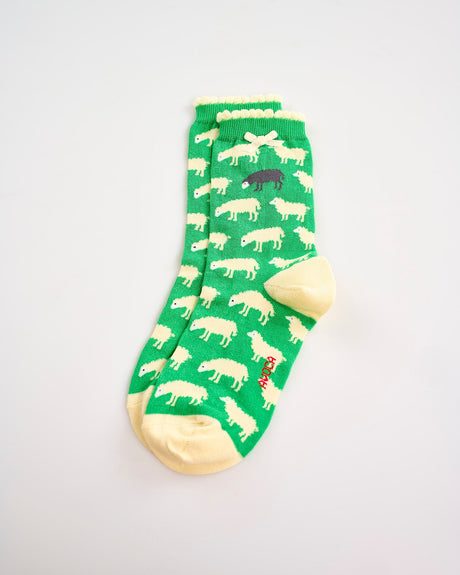 Emerald-Sheep-Ankle-Socks