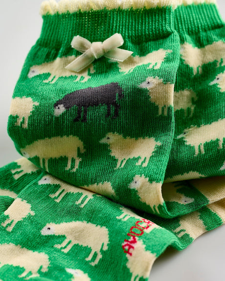 Emerald-Sheep-Ankle-Socks
