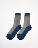 Navy-Silver-Day-Dream-Ankle-Socks