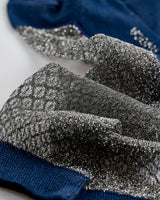 Navy-Silver-Day-Dream-Ankle-Socks