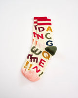Beige-Dancing-Queen-Ankle-Socks
