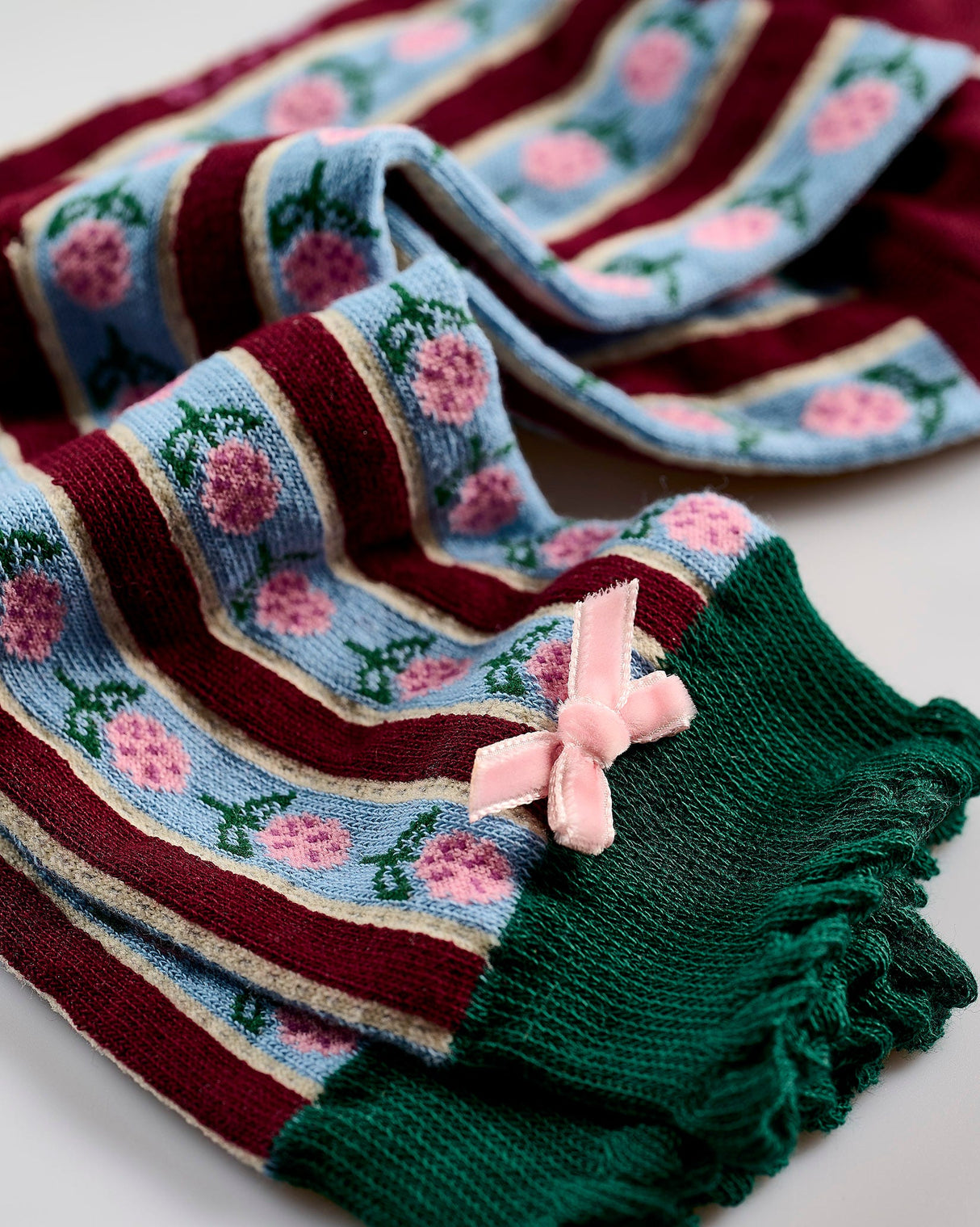 Rosy-Rows-Ankle-Socks