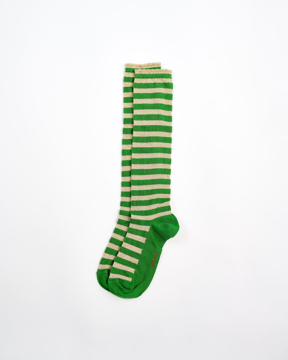 Green-Sparkle-Stripe-Knee-Socks