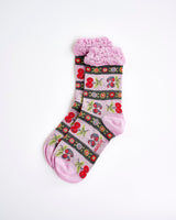 Lavender-Cherry-Ankle-Socks