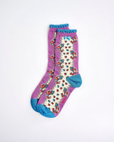 Flowers-On-Vine-Ankle-Socks