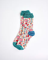 Flowers On Vine Ankle Socks