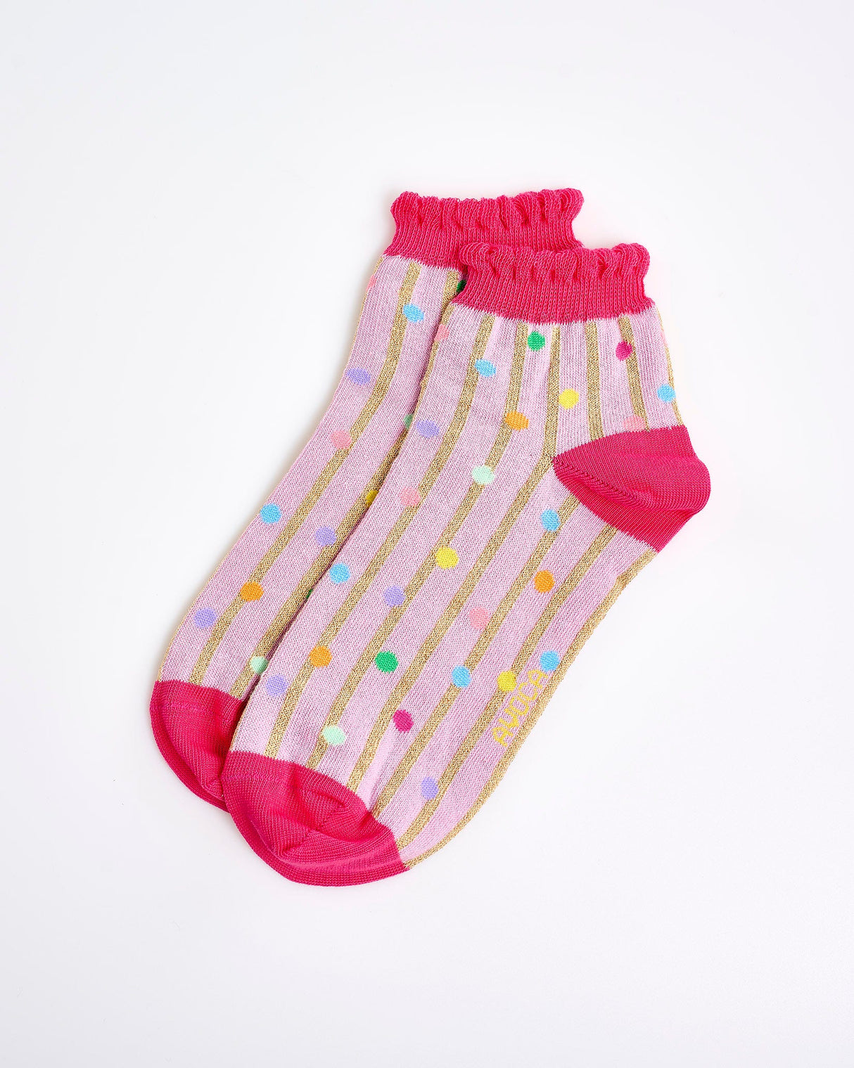 Multi-Spot-Anklet-Socks