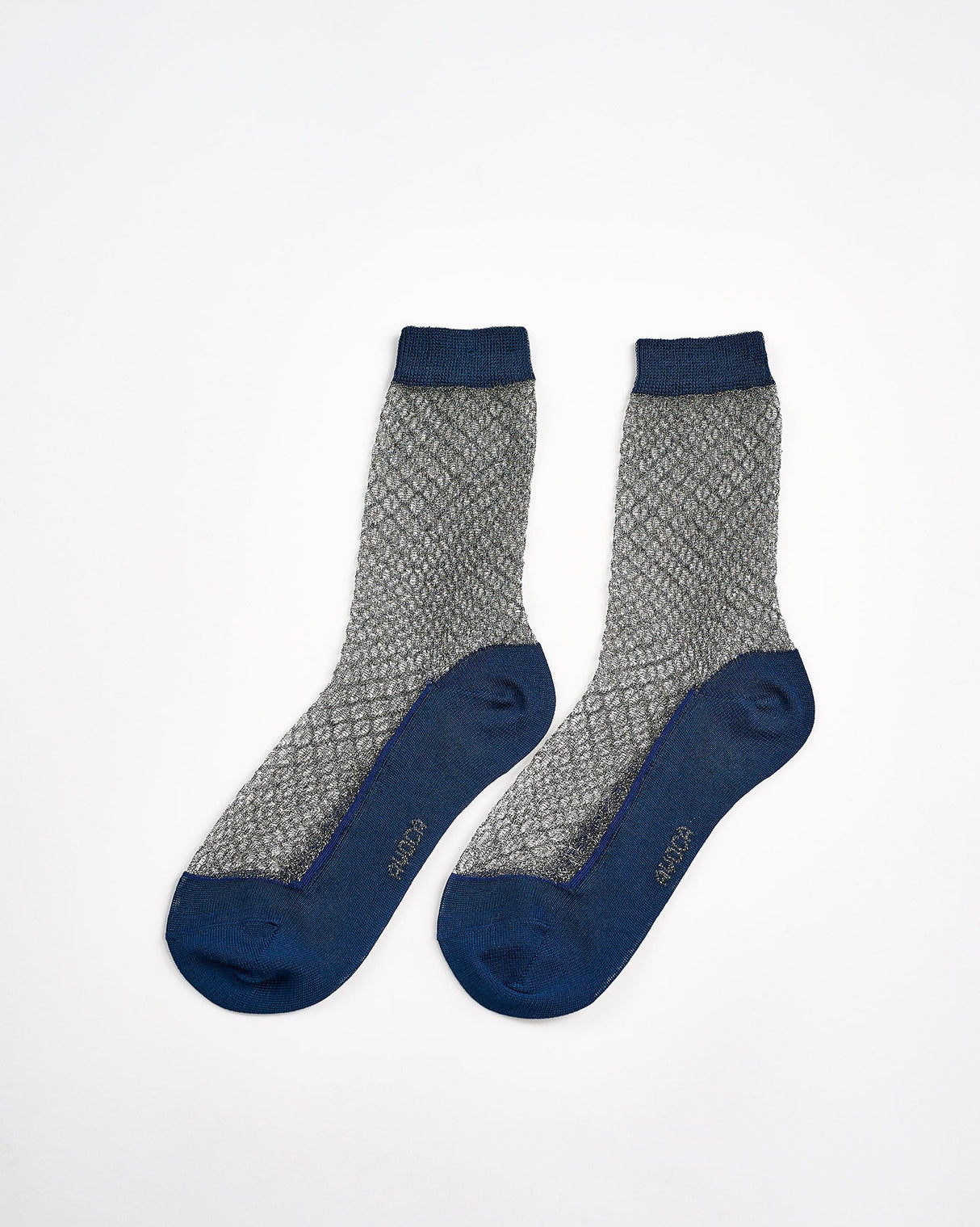 Navy-Gunmetal-Sheer-Ankle-Socks