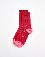 Neon-Pink-Ankle-Socks