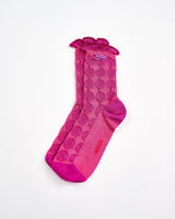 Pink-Wave-Ankle-Socks