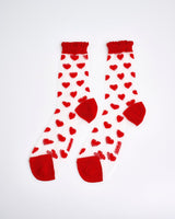 Sheer-Red-Heart-Ankle-Socks