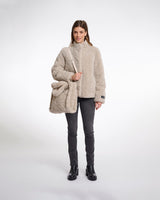 Beige-Brax-Faux-Fur-Bag