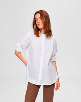 Bright White Ori Side Zip Shirt