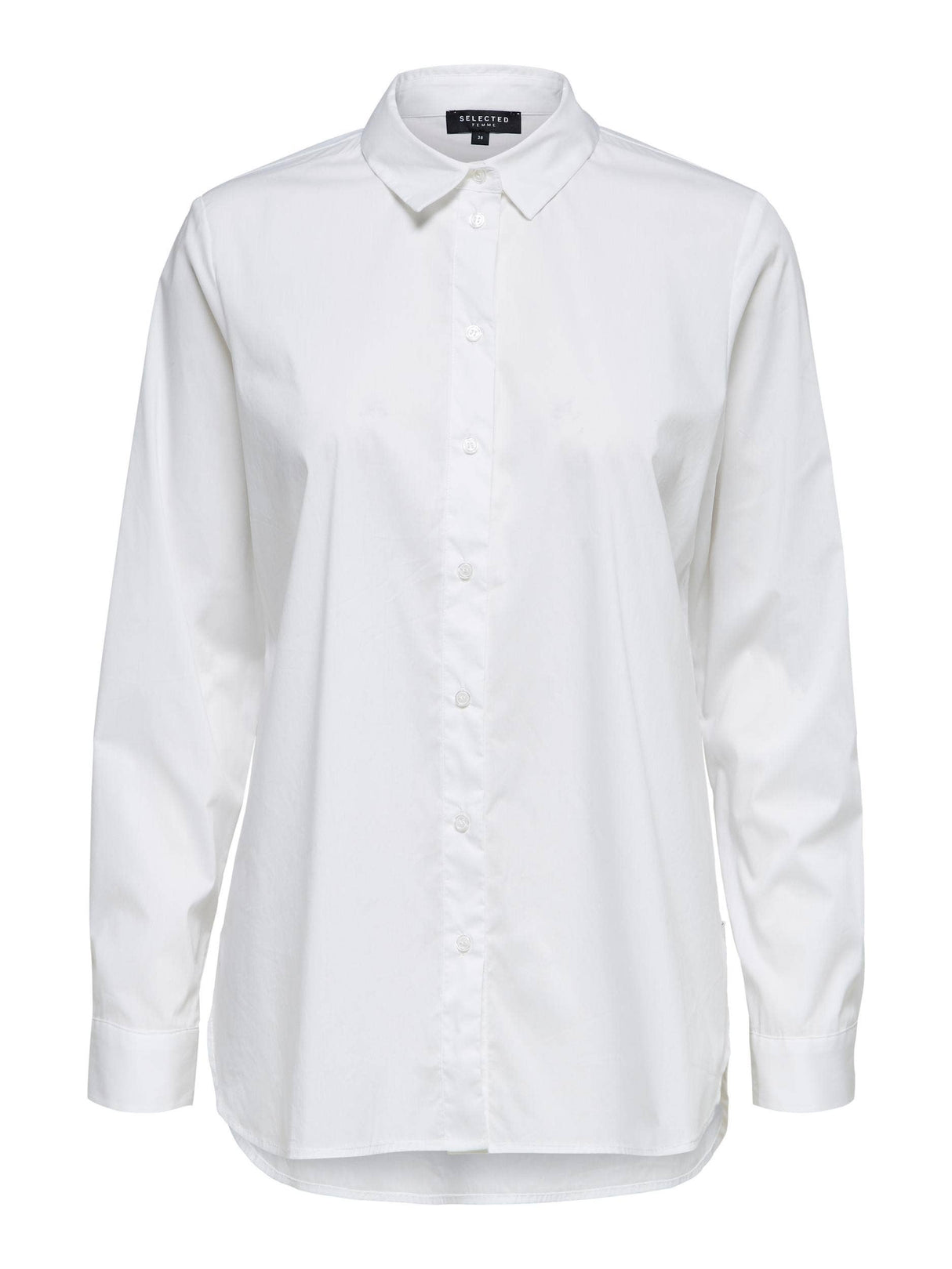 Bright White Ori Side Zip Shirt