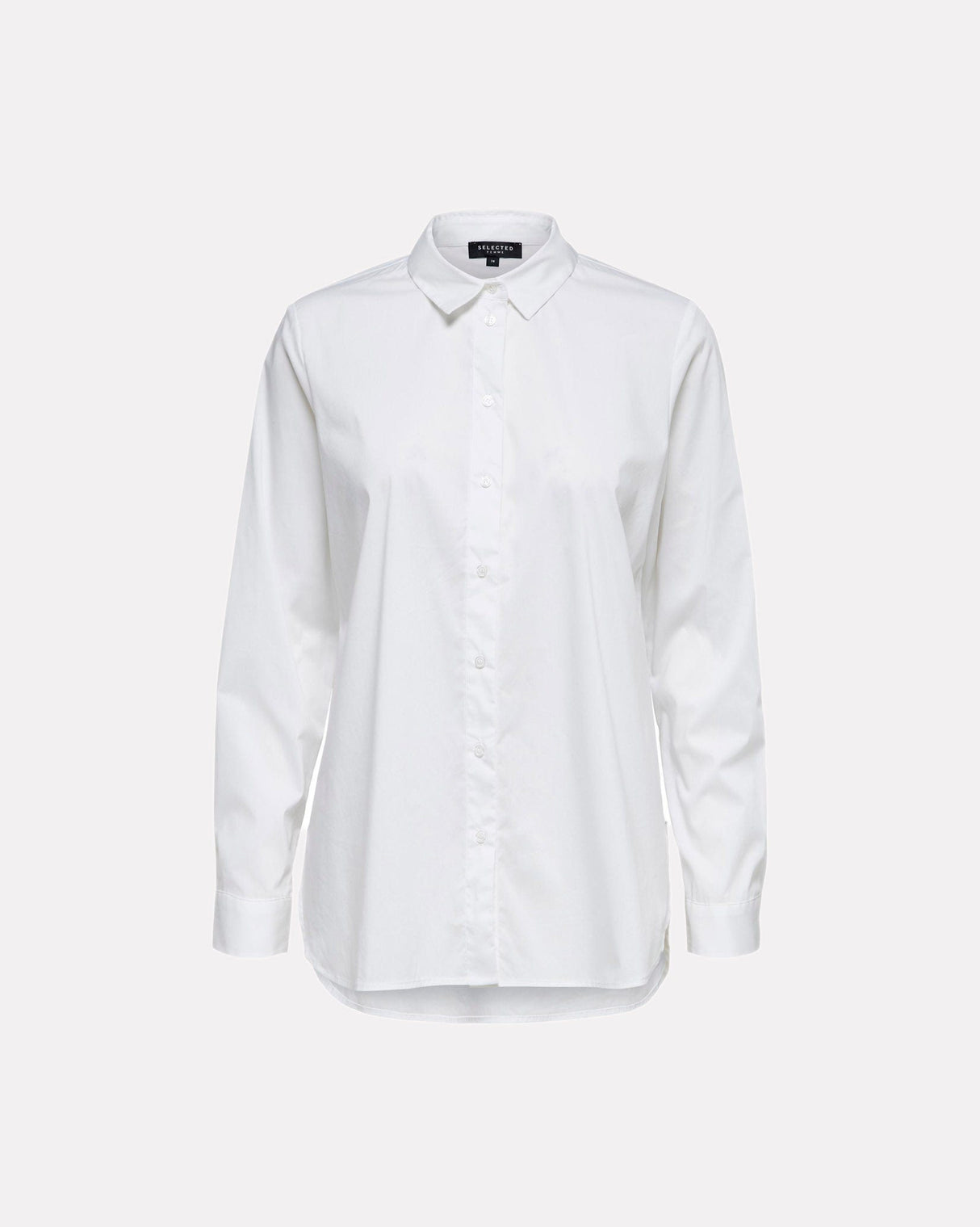 Bright White Ori Side Zip Shirt