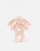 Pink Bashful Bunny Ring Rattle