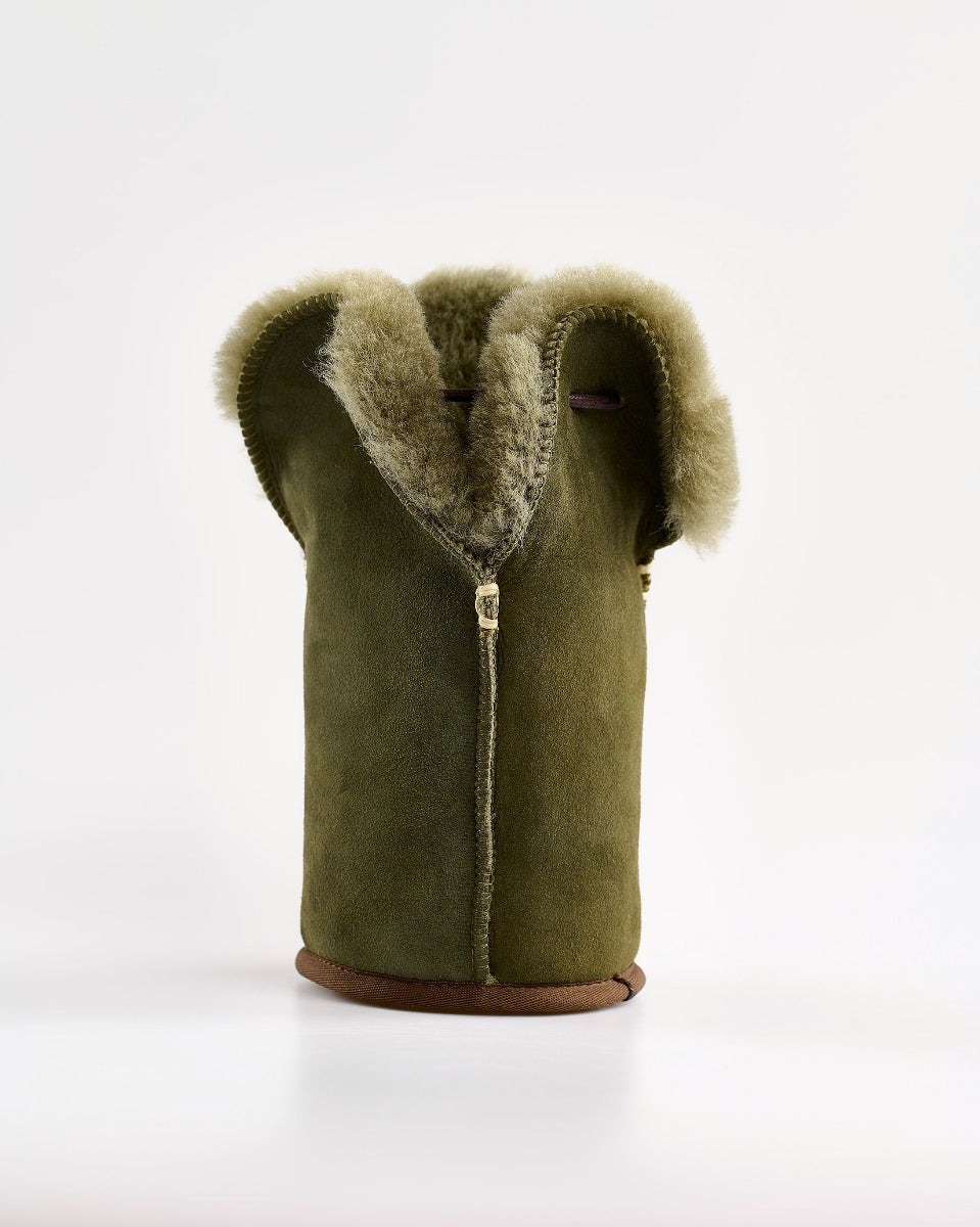 Khaki Suede Champage & Wine Cooler