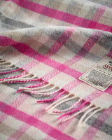 Candy Pink Cashmere Blend Baby Blanket