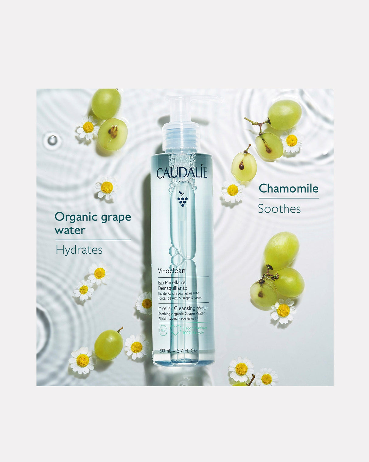 Vinoclean Micellar Cleansing Water