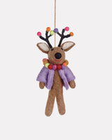 Handmade-Felt-Neon-Donner-Reindeer-Tree-Decoration