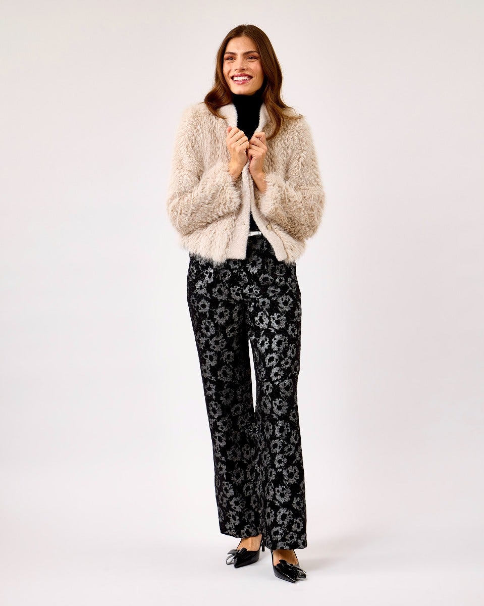 Birch Chaimae Short Faux Fur Jacket