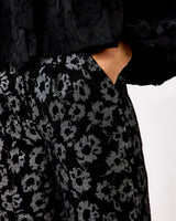 Black Russo Floral Print Pants