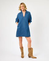 Blue Stripe Poseidon Denim Dress