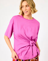 Violet-Iseora-Tie-Detail-Cotton-Top