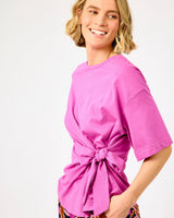 Violet-Iseora-Tie-Detail-Cotton-Top