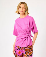 Violet Iseora Tie Detail Cotton Top