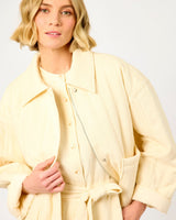 Cream Niara Cotton Coat