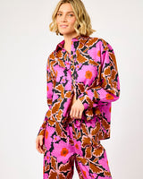 Vitoria Print Sailor Back Tie Detail Shirt