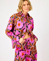 Vitoria Print Lotus Wide Leg Pants