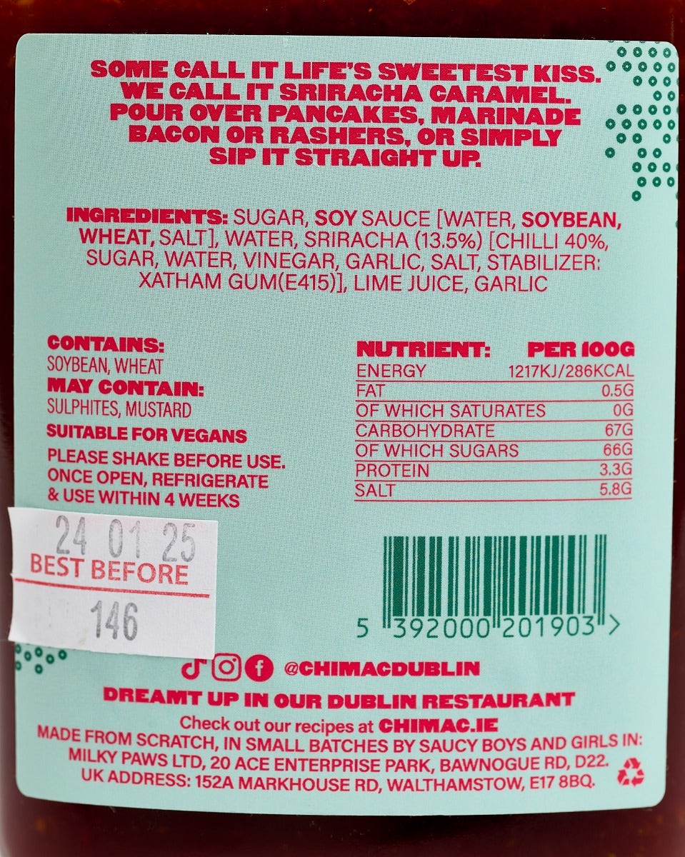 Chimac Sriracha Caramel