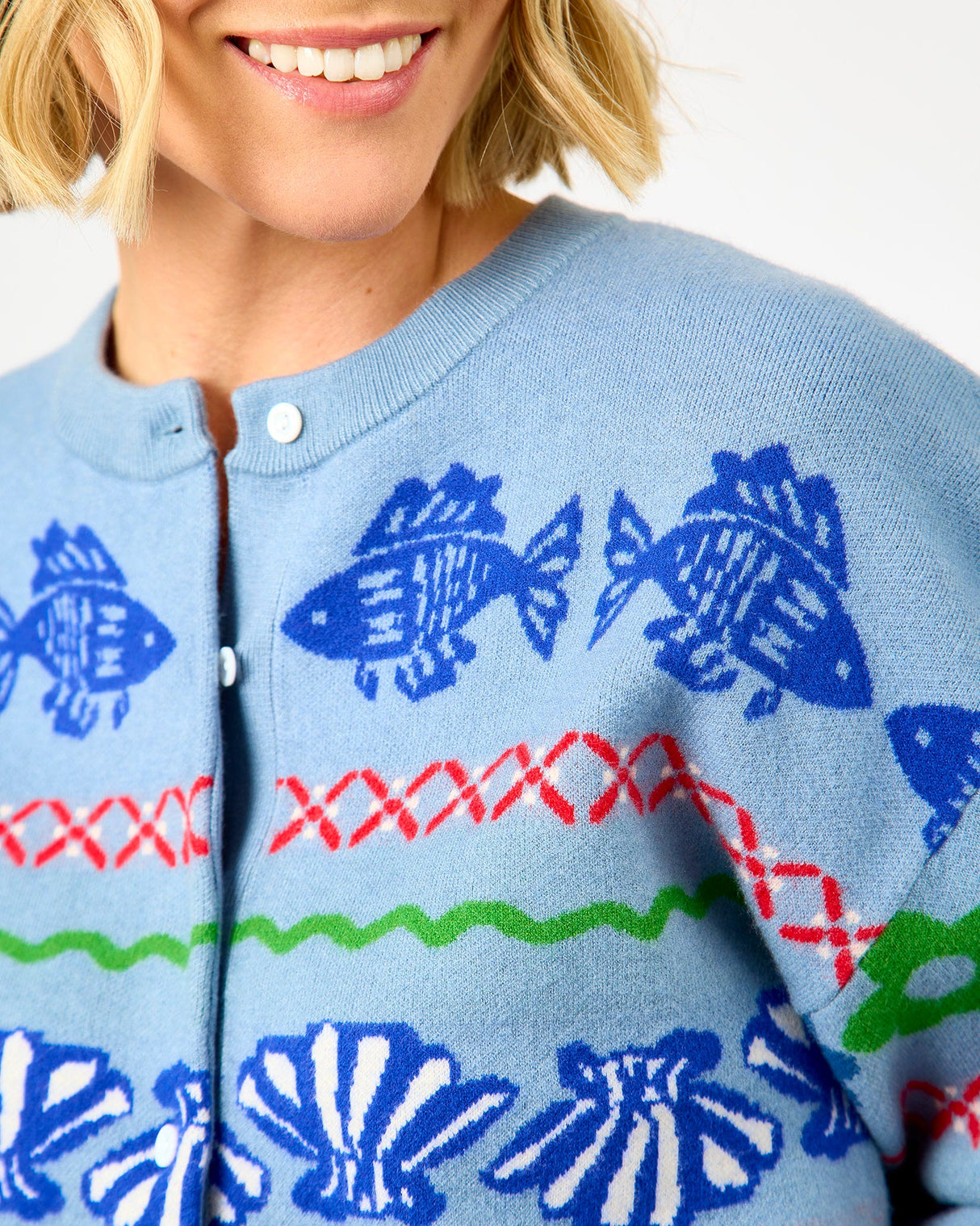Light Blue Federica Cardigan