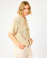 Cream-Fraseria-Open-Knit-Detail-Cardigan