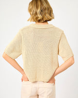 Cream Fraseria Open Knit Detail Cardigan
