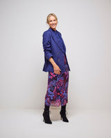 Navy Roger Pin Stripe Blazer