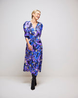 Blue Bloomsbury Vera Long Sleeved Dress