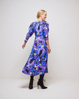 Blue Bloomsbury Vera Long Sleeved Dress