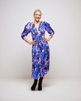 Blue Bloomsbury Vera Long Sleeved Dress