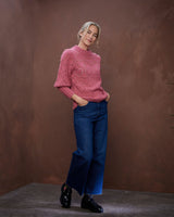 Dirty Pink Diana Beaded Pullover